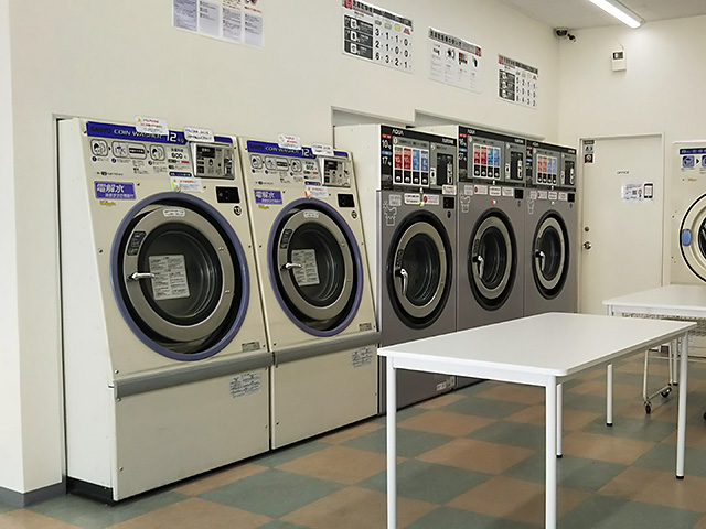 大開店 洗濯機側