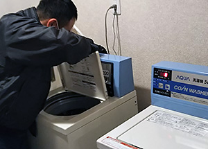 メンテナンスの様子